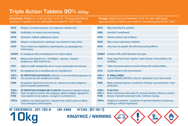 TRI-CHLOR 90% TABLETS