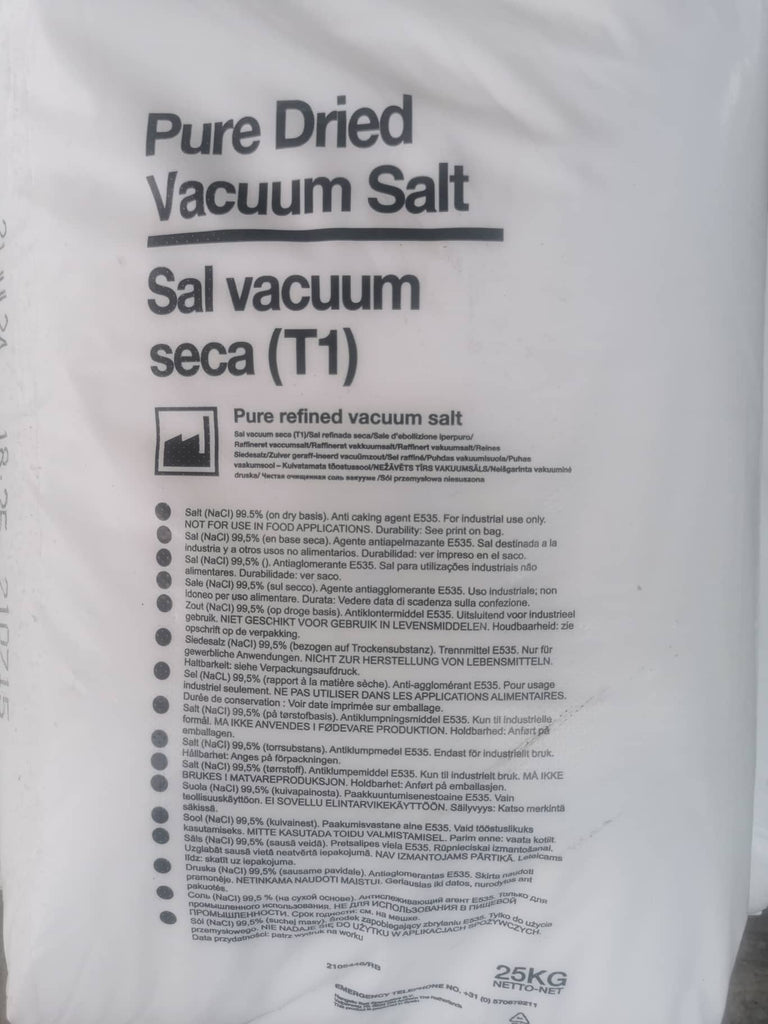 Pure Dried Vacuum Salt 25KG