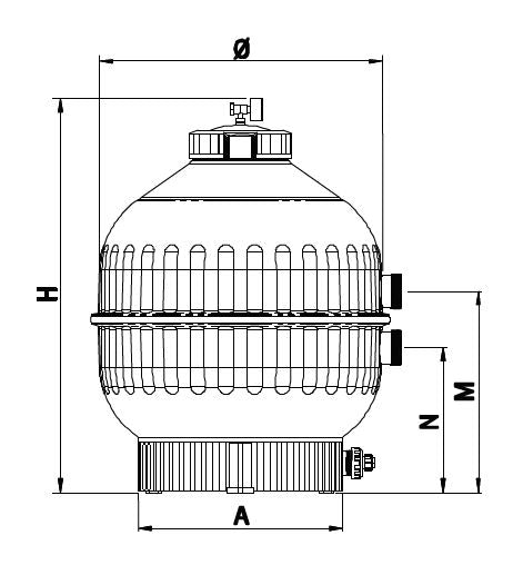 Cantabric Side Mounted Filter