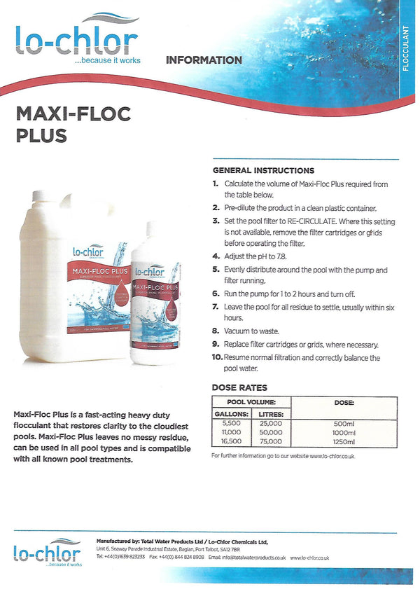 LO-CHLOR MAXI-FLOC PLUS