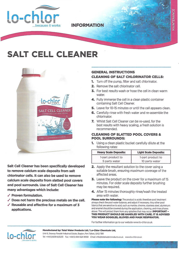 LO-CHLOR SALT CELL CLEANER