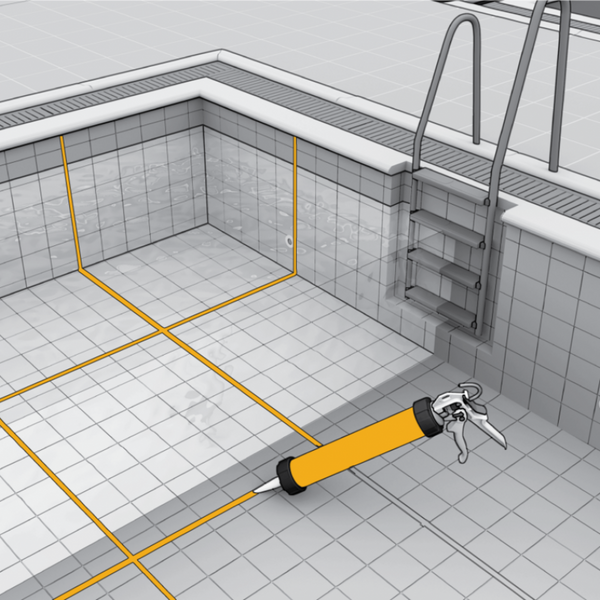 SIKA Sikasil Pool (Σφραγιστικό Σιλικόνης για Πισίνες)